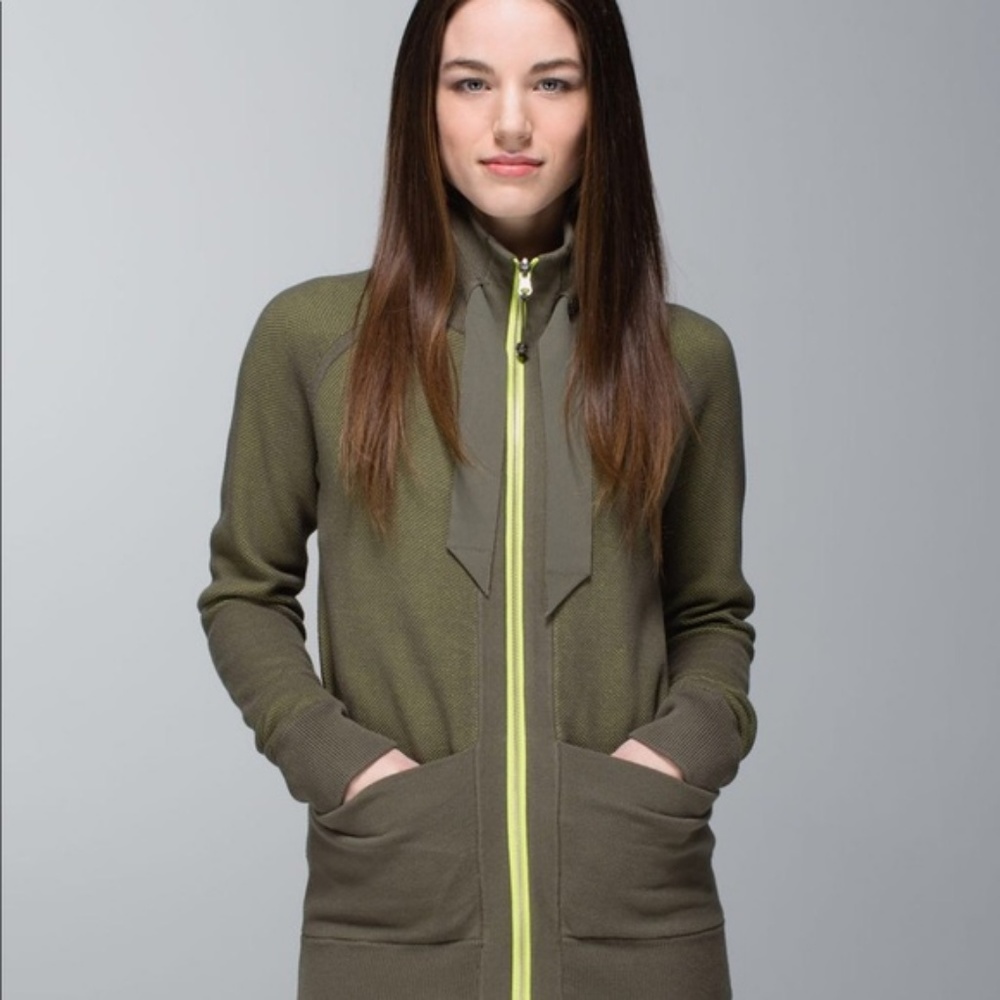 Lululemon Post Savasana Reversible Green Jacket